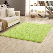 fashion green soft modern home theater shaggy fluffy carpet